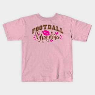 Football Grandma Kids T-Shirt